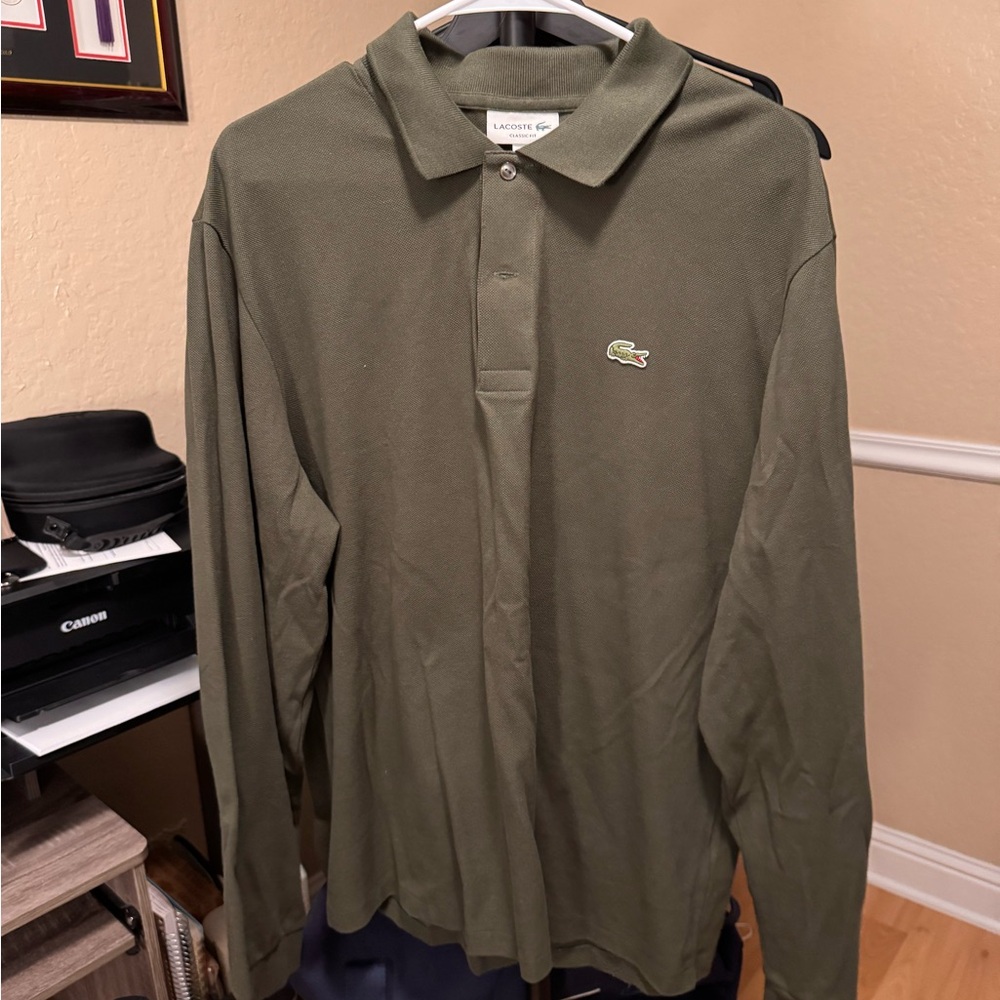 Lacoste Olive Classic Fit Polo